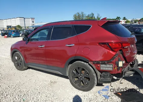 2017 Hyundai Santa Fe Sport from USA, damaged, VIN 5XYZWDLA4HG422859